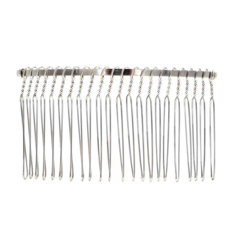 Honbay 6PCS Silver Fancy DIY Hair Clips Metal Wire Hair