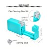QSKISS Disposable Ear Piercing Kit Ear Piercing Gun with Studs