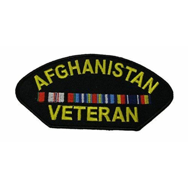 Embroidered Patch - Patches for Women Man -Afghanistan Veteran W/Campaign