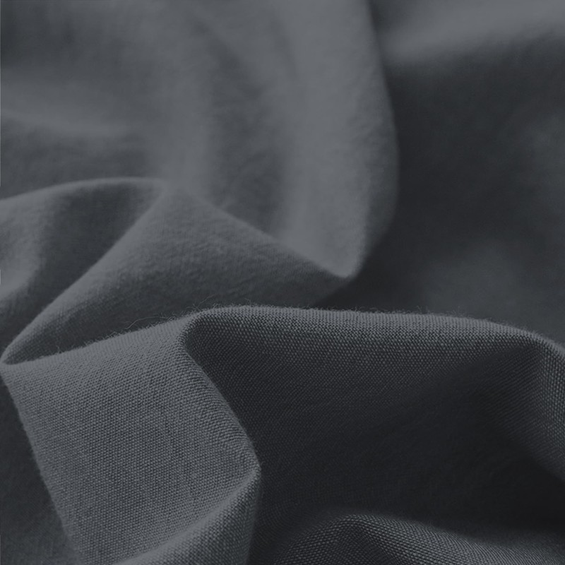 SSW HOMES Single Size Duvet Cover Set (Charcoal) - 3