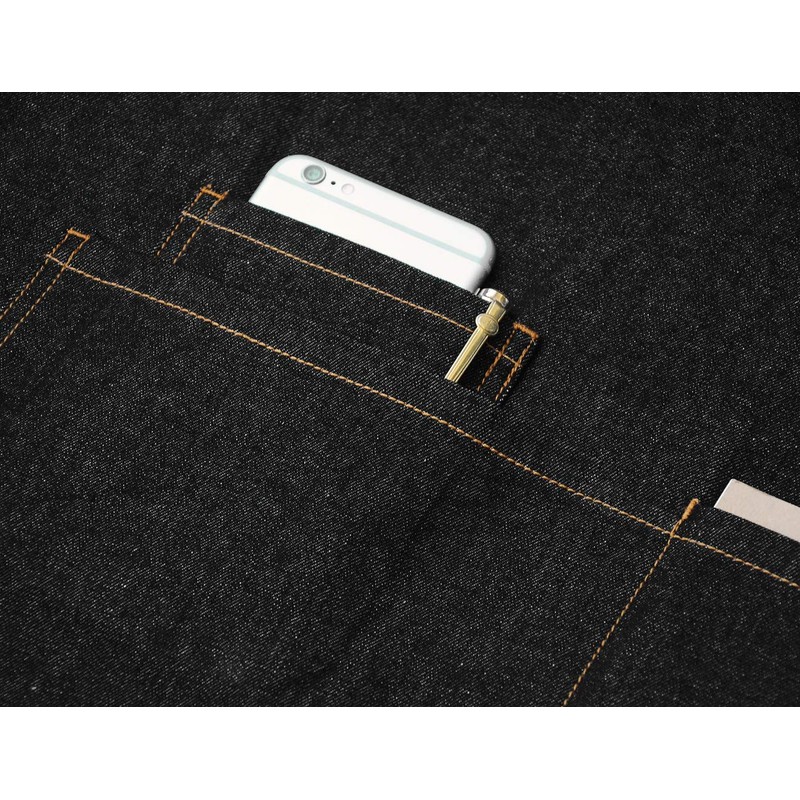 DingSay Trendy Kitchen Cooking Apron with 3 Pockets for Men