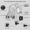 YicDofu Osmo 360 Waterproof Case, 40m/131FT Underwater Housing 97% High