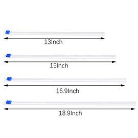 10PCS Plastic Wrap Sliding Cutters 13 Inch, Plastic Wrap Slide Cutter with Adhesive Strip, Cling Film Rolls Cutting Device Food Wrap Dispenser for Plastic Wrap, Parchment Paper, Aluminum Foil