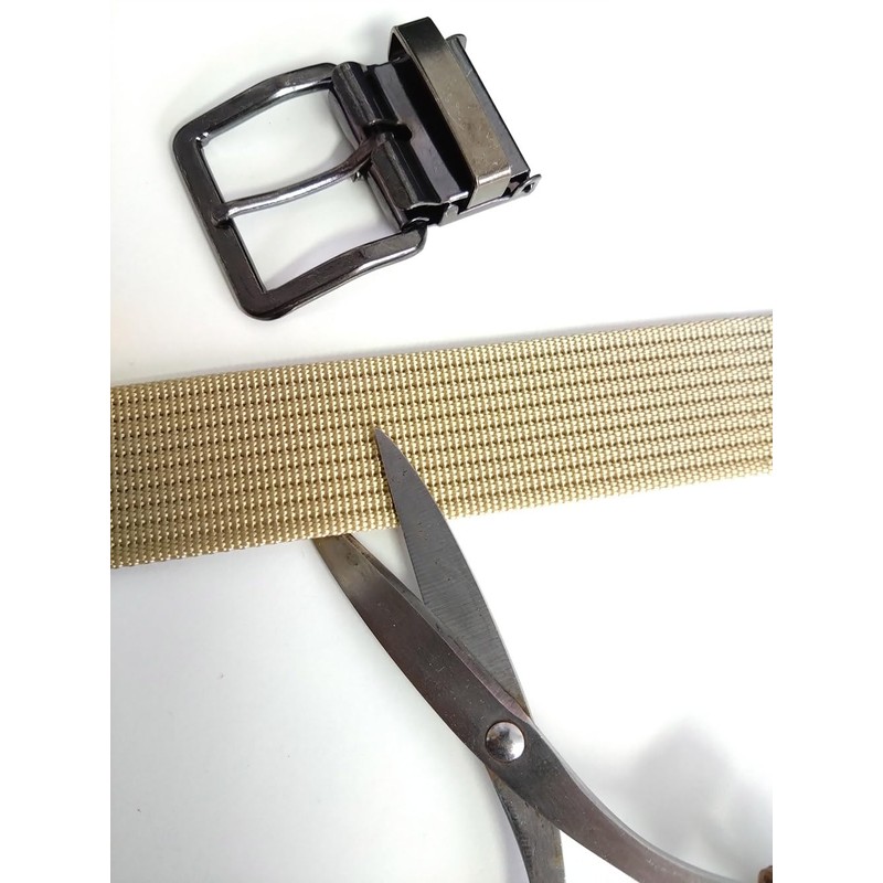 KASAJIMA 1.3 inches (32 mm) Nylon 1P Work Belt (Chlornickel)