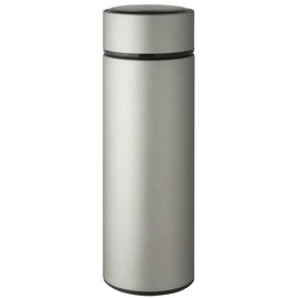 Living Water Bottle, 11.8 fl oz (350 ml), Direct Drinking, Screw Stopper, Vacuum Insulated, Mini Stainless Steel Bottle, Hot or Cold Insulated, Silver