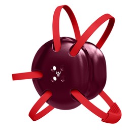 Great Call Athletics | Wrestling Classic Headgear Earguard Adult Grappling Head Gear Adjustable Ear Guards Varsity Red Straps (Maroon w/ Varsity Red Straps)