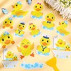 Joottuan 24 PCS Yellow Duck Non Slip Shower Stickers Cute