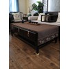 LAVSHOME Traditional Feature Coffee Table Cover Rectangle with Embroidered Flowers.Coffee
