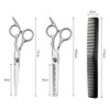 BTtime Hairdressing Scissors Stainless Steel Set with Thinning Shears Hair