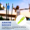PATIKIL Archery Arrows Nocks 4.2mm, 30 Pack Plastic Insert Arrow