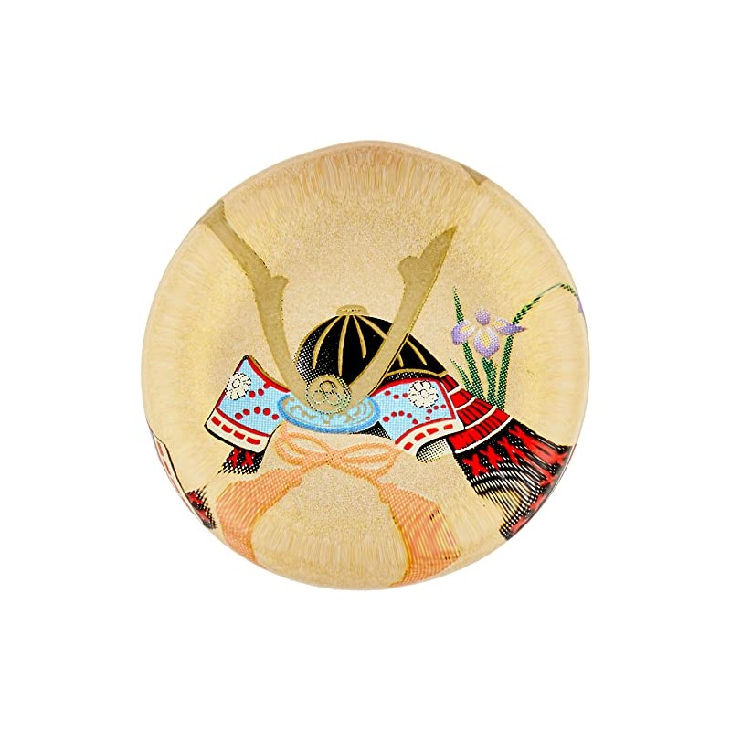 Yakushi Kiln May Doll, Evening Festival, Glass Chopsticks Rest (Helmet),
