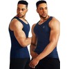 Neleus Men's 3 Pack Dry Fit Compression Tank Top