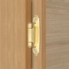 50 Pack(25 Pairs) Gold Cabinet Hinges - 1/2" Overlay, Self