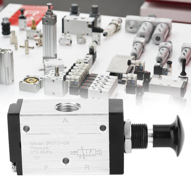 3R210‑08 2 Position 3 Way Pneumatic Air Hand Lever Operated