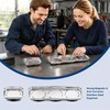 IJRPLM 3 Pcs Magnetic Trays, Stainless Steel Rectangle Tool Tray,