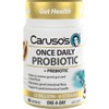 Caruso's Once Daily Probiotic Capsules, White & Golden, 60 Count