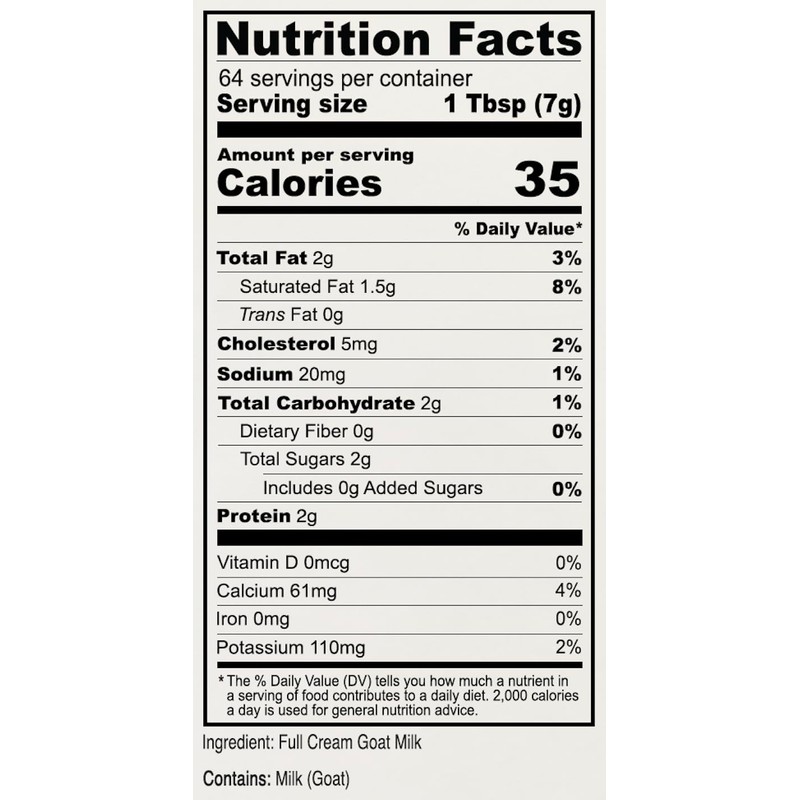 Anthony's Anthony's Premium Goat Milk Powder, 1 lb, Gluten Free,