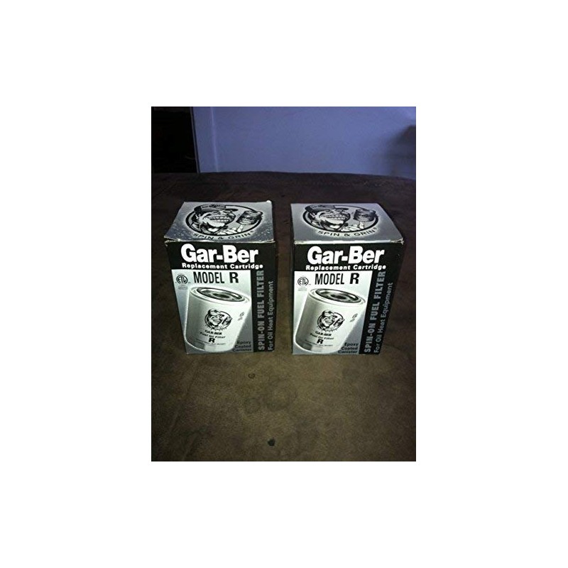 TWO (2) GAR-BER MODEL R SPIN-ON OIL FUEL FILTERS -