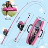 Kids Fishing Pole Set, Telescopic Fishing Rod Reel Combo Kids