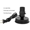 Creative Hobbies Wide Mouth Black Mason Jar Lamp Making Kit