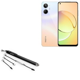 BoxWave Stylus Pen Compatible with Realme 10 - EverTouch Capacitive Stylus, Fiber Tip Capacitive Stylus Pen - Jet Black