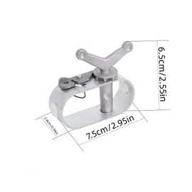 Changyeah Pack of 2 turnbuckle for rope pool cover, tension lock rope, aluminium alloy rope tensioner, tensioner wire rope, turnbuckle tarpaulin, rope tensioner, pool cover, for winter pool