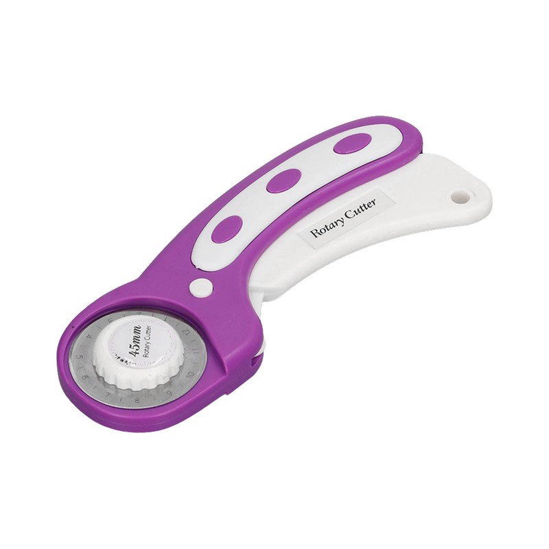 6pcs Purple Rotary Contour Cutter Set DIY Fabric Cutter Tools