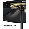 iBorn Squirrel Baffle for Bird Feeder Pole, 19.5” Oversized Baffle,