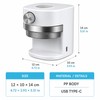 Automatic Infrared Toothpaste Dispenser with Adjustable Output Punch-Free Wall Mount