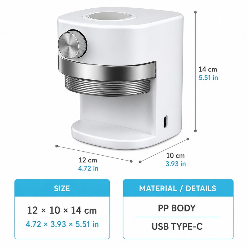 Automatic Infrared Toothpaste Dispenser with Adjustable Output Punch-Free Wall Mount
