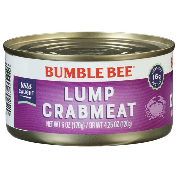 Bumble Bee Fancy Gruñido carne de cangrejo 6 oz (Paquete de 4)