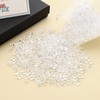 HERZWILD Decorative Diamond Crystals Approx. 4000 Pieces Colourless Sparkling Diamond