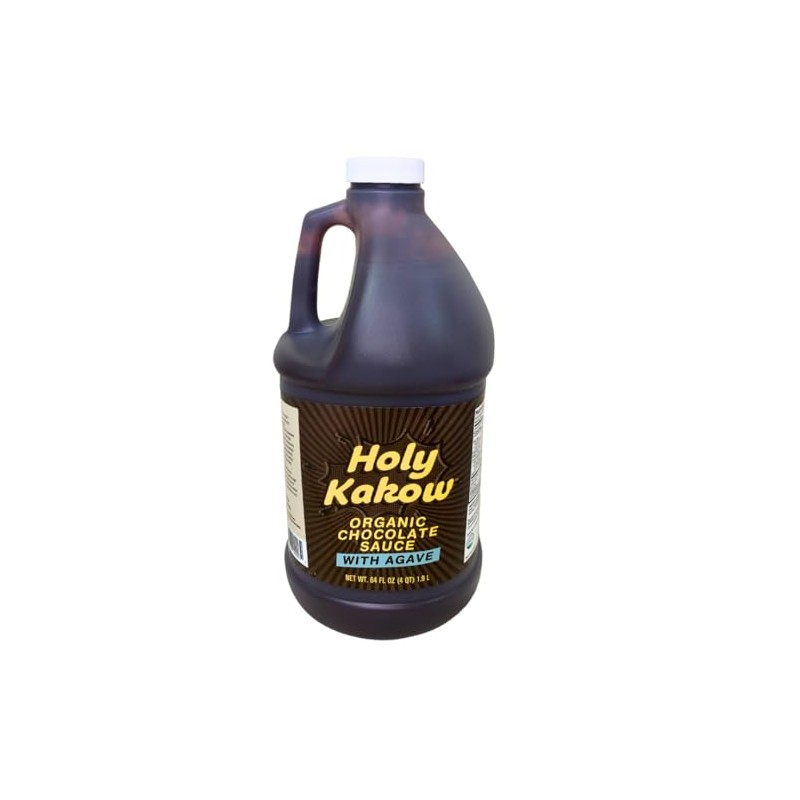 Holy Kakow Organic Agave Sweetened Chocolate Syrup - 2 Liter