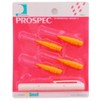Prospec Interdental Brushes 2, 4 Brushes, 1 Sleeve, Small, Yellow