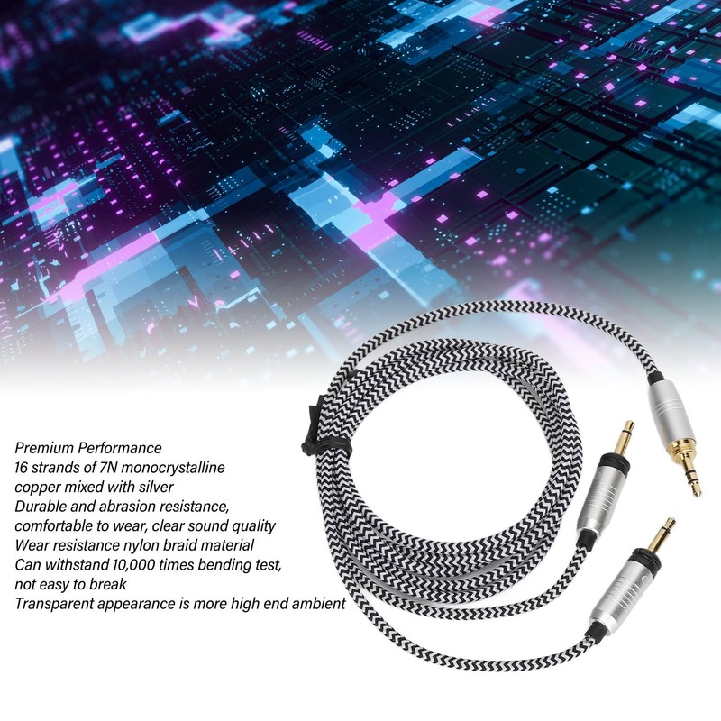 Replacement Headphone Cable for Focal Elegia, for Glear MG, for