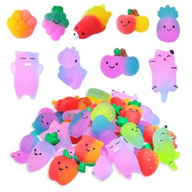 20 Pack Random Delivery Gradient Color Series Mochi Squishy,Kids Birthday Gift,Party Favors,Classroom prizes,Goody Bag Stuffers (20)