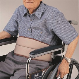 Skil-Care Cushion Belt, 23"L x 6"H with 45" Buckle Closure - Chair-Only Waist Support, Foam-Padded, 301201