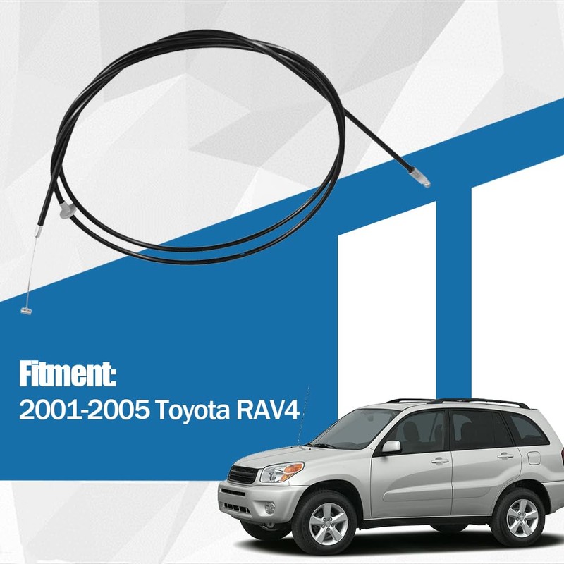 Front Hood Release Cable Fits for 2001-2005 Toyota RAV4 53630-42060