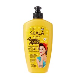 Skala - Linha Expert - Creme Para Pentear 3 em 1 Amido de Milho 250 Gr - (Expert Collection - Corn Starch 3 in 1 Combing Cream Net 8.81 Oz)