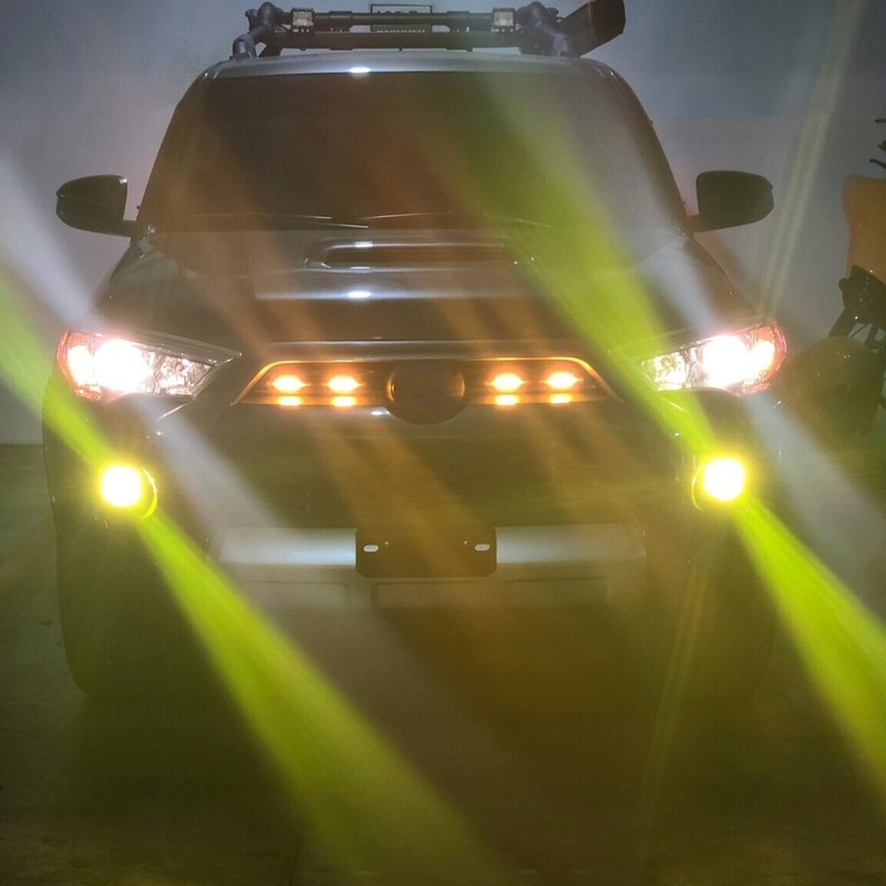 HECASA LED Fog Lights Pair Compatible with 2012-2023 Toyota Tacoma