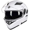 ILM Motorcycle Dual Visor Flip up Modular Full Face Helmet