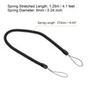 PATIKIL 5pcs Retractable Spring Coil Strap 270mm Plastic Spiral Elastic