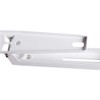 Nueva plegable blanco estiramiento estante expositor para horno microondas abrazadera