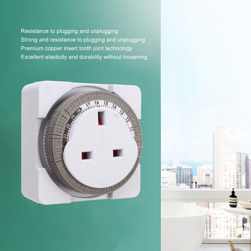 24 Hour Timer Switch Professional Smart Overcharge Protection Cycle Timing