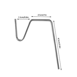 Cakmecwy 120 Packs Christmas Light Hangers Hook, Stainless Steel Christmas Ornament Hangers Xmas Outside String Light Ornament Hanger Outdoor Hanging Lights Xmas Decoration