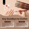 Beetles Nail Art Brushes Set, 6 PCS Multifunctional Nail Brushes