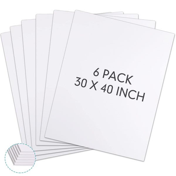 Kathfly Kathfly 6 Pack Large Foam Boards Bulk 3/16 inch