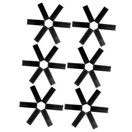 FUNOMOCYA 6pcs Folding Pot Pad Heat Resistant Insulation Mat for Kitchen Dining and Outdoor Use for Hot Pots Pans and Dishes Non- and Design