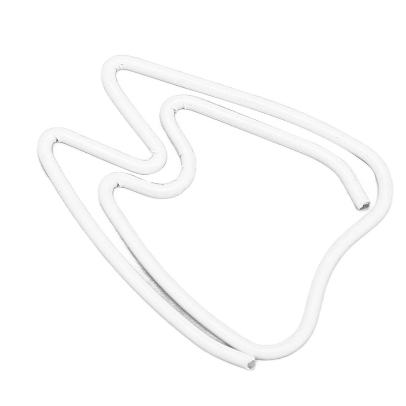Paper Clips, 100 Pieces Tooth Shaped Paper Clips, Memo Note