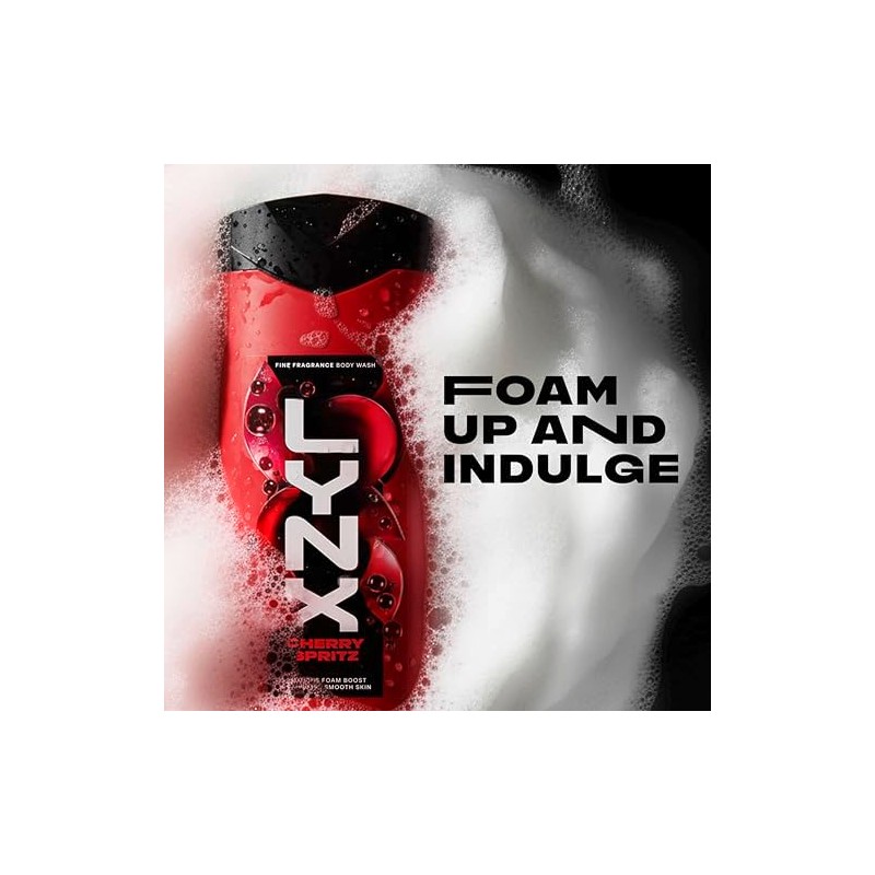 Lynx Fine Fragrance Cherry Spritz Body Wash 400 ml